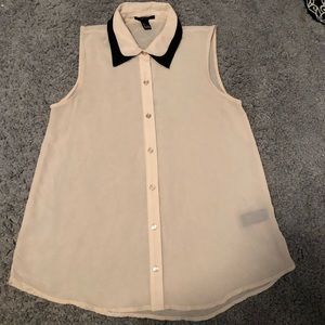 Button Up Tank Top